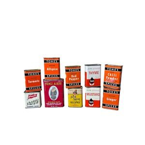 Vintage Tone's Spices Tins Collection Prince‎ Albert Tobacco Tin French's Sage